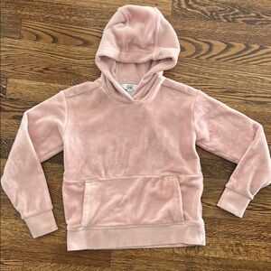 Athleta Girl Plush Pink Hoodie